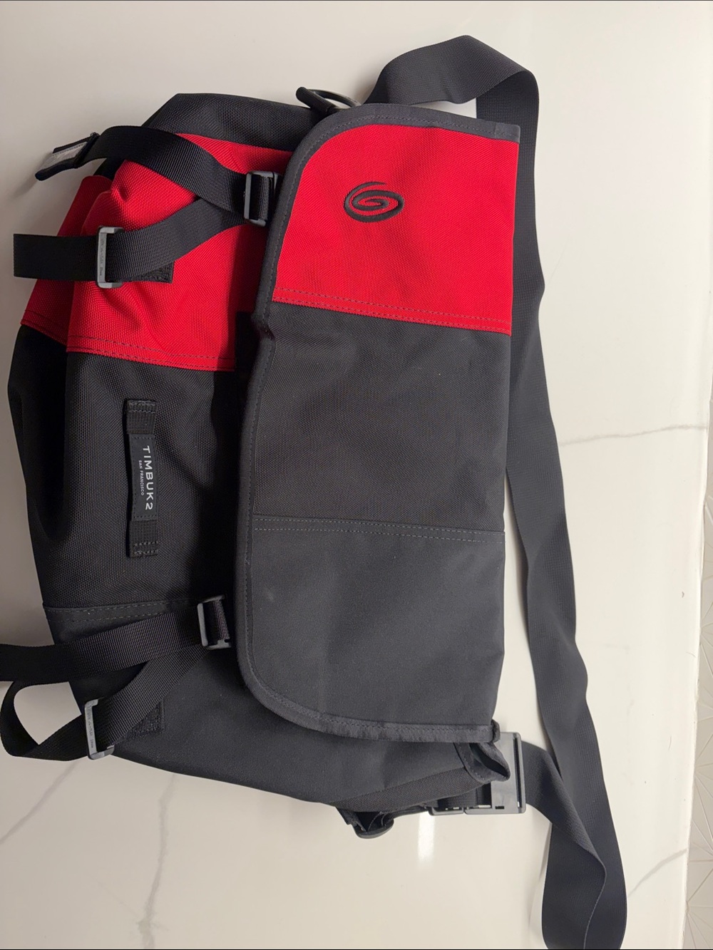 Timbuk2 Red & Black Messenger Sling Bag